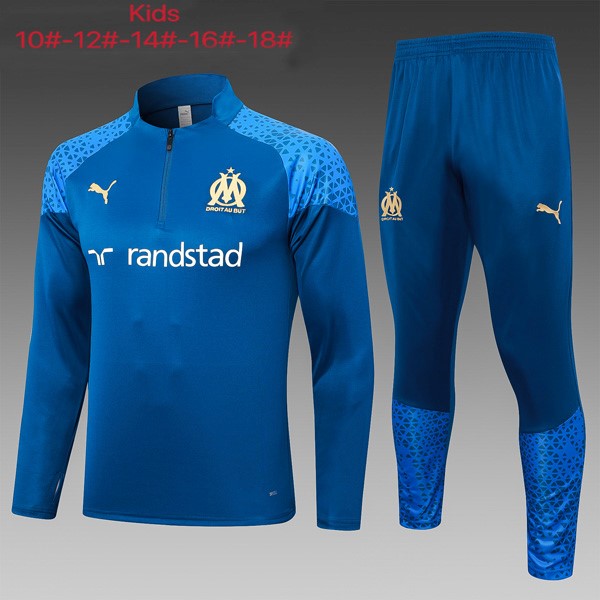 Kinder Sweatshirts Marseille 2024 Blau